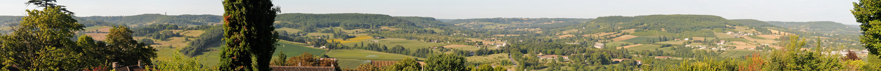 Vue de l'horizon du Préau